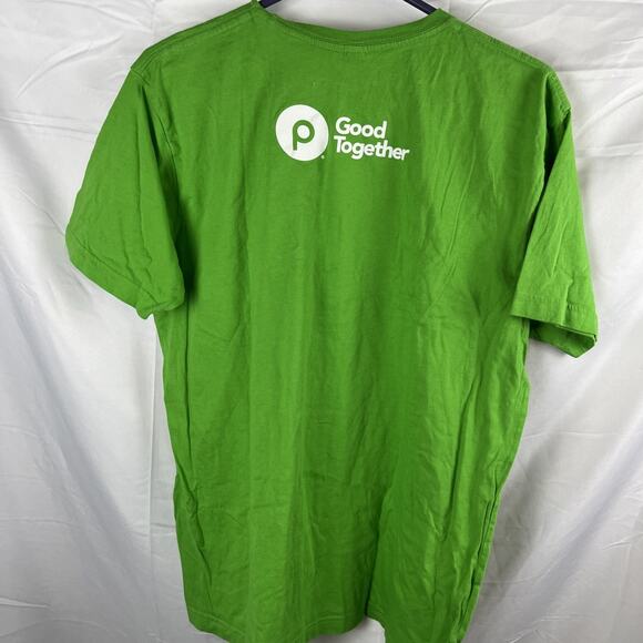 Publix Supermarket T Shirt. Large Green - Picture 3 of 3